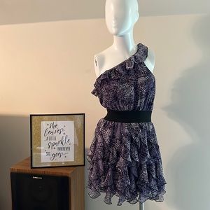 Rue 21 One Shoulder Ruffle Juniors Dress